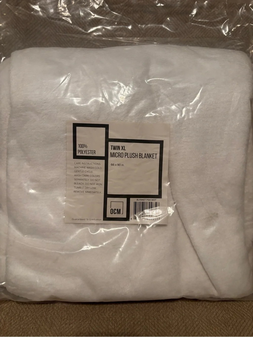Dormify OCM Micro Plush blanket - Twin XL - NWT - #4